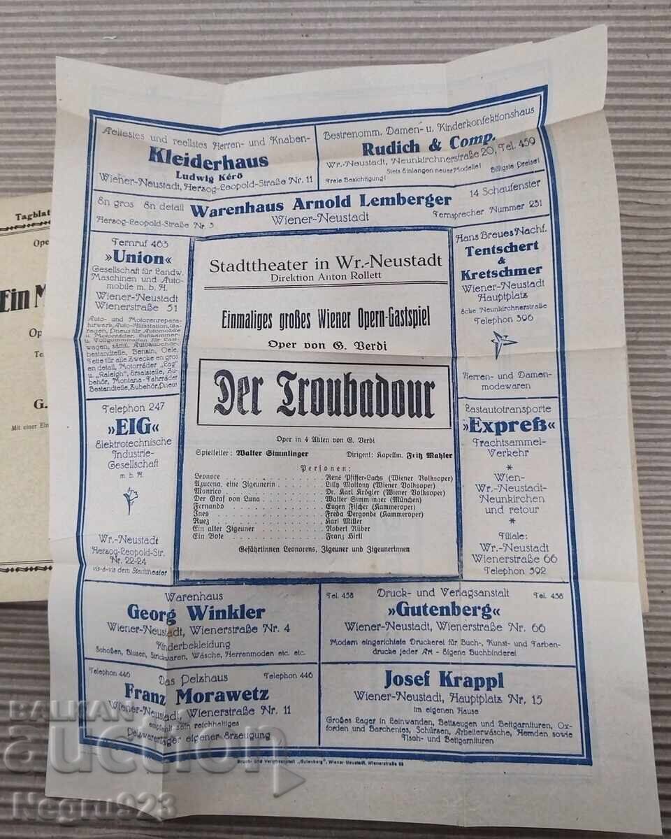 Opera librettos from the interwar period (1920s–1930s) - 5