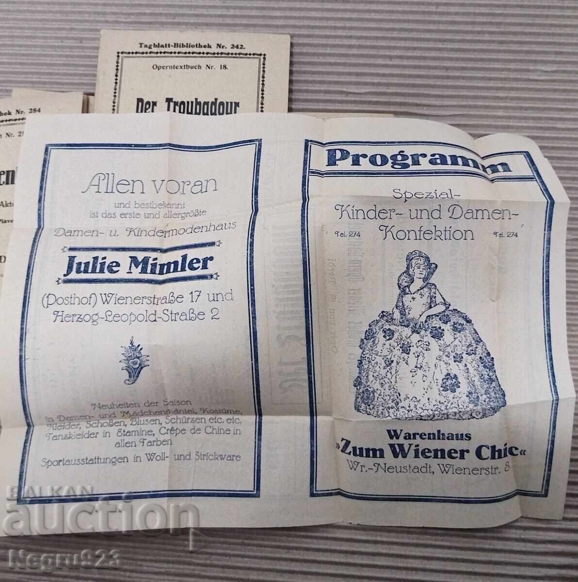 Opera librettos from the interwar period (1920s–1930s) - 6