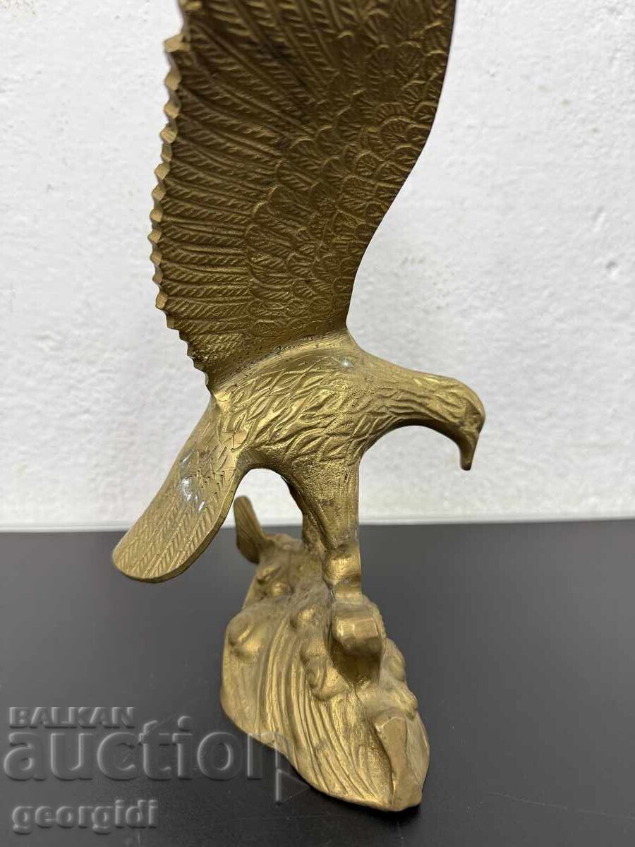 Аукцион Бронзова статуетка / скулптура на орел с плячка. №7805