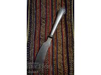 Cuțit cu mâner de argint proba 800 argint