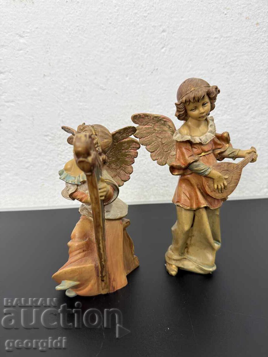 Аукцион Двойка ангели / ангел музиканти. №7806 Аукцион Двойка ангели / ангел музиканти. №7806