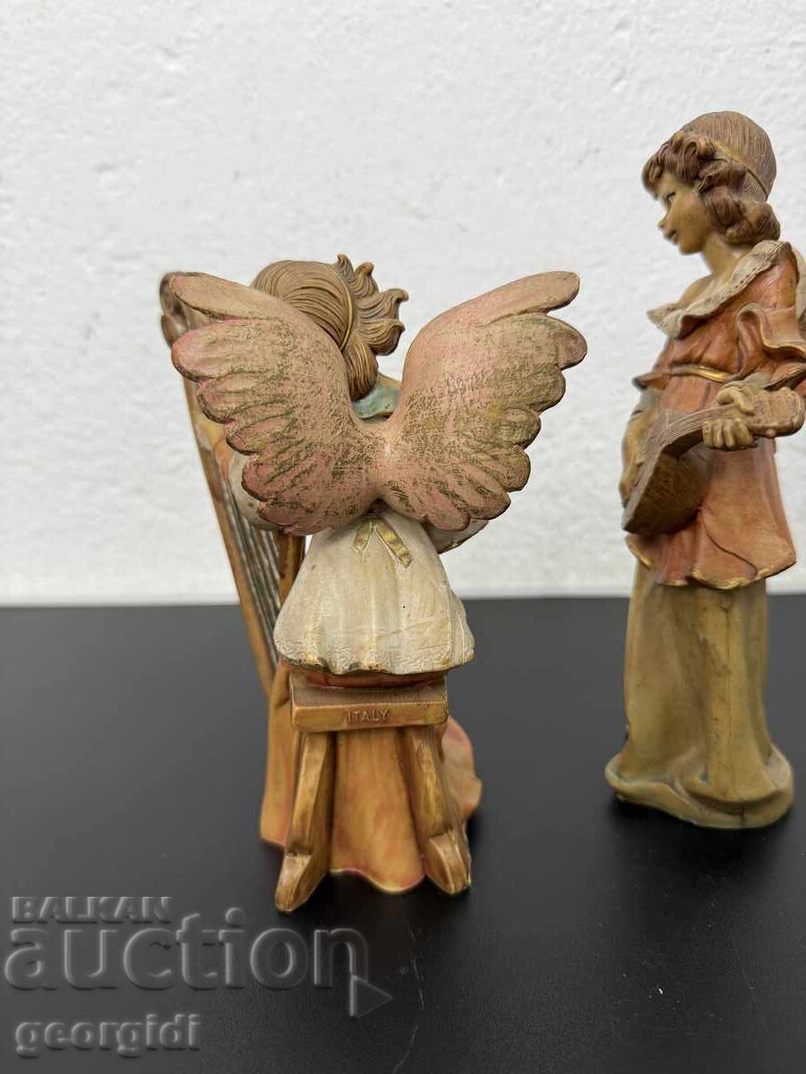 Доставка на Двойка ангели / ангел музиканти. №7806 Доставка на Двойка ангели / ангел музиканти. №7806