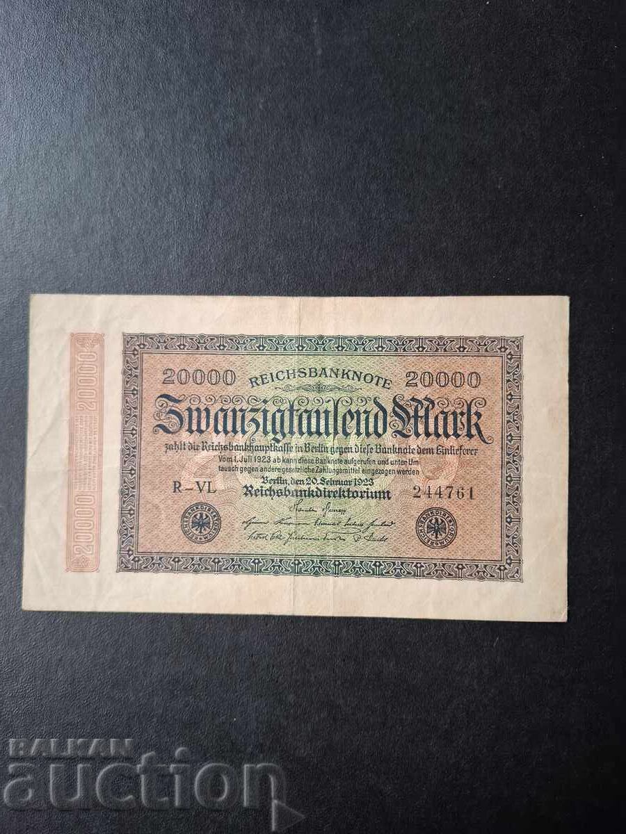 20 000 МАРКИ-ГЕРМАНИЯ