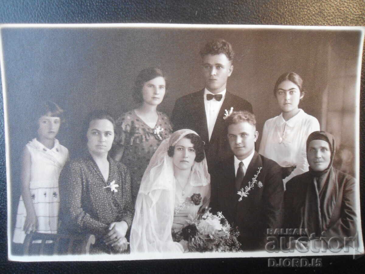 Fotografie veche, 16. VII. 1933, Foto NEDELKOV, Burgas