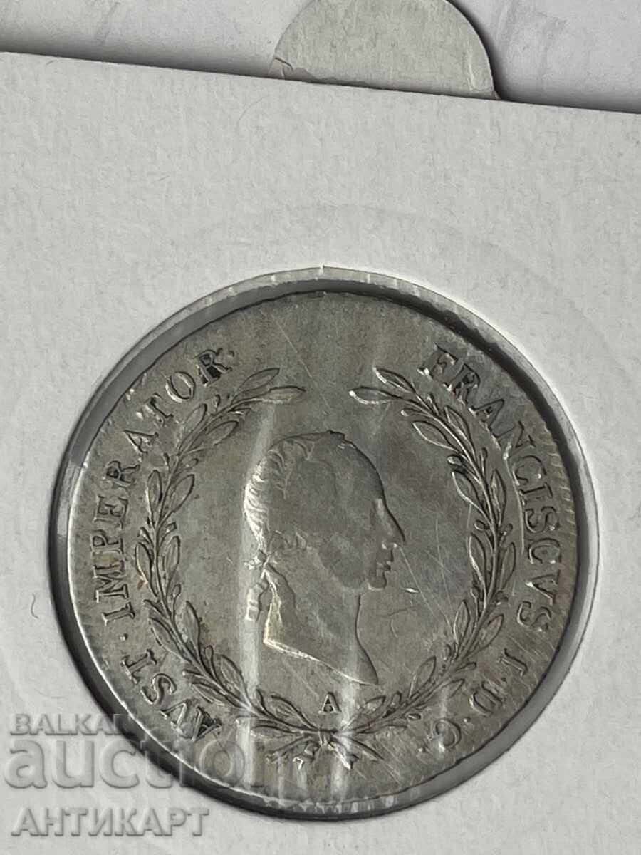 Monedă rară de argint Austria 20 Kreuzer 1828 cu preț € 28.00 | 54.76 BGN Monedă rară de argint Austria 20 Kreuzer 1828 cu preț € 28.00 | 54.76 BGN