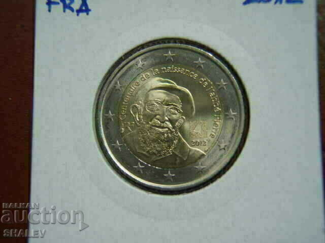 Доставка на 2 euro 2012 France "Abat Pierre" /Франция/ - Unc (2 евро)
