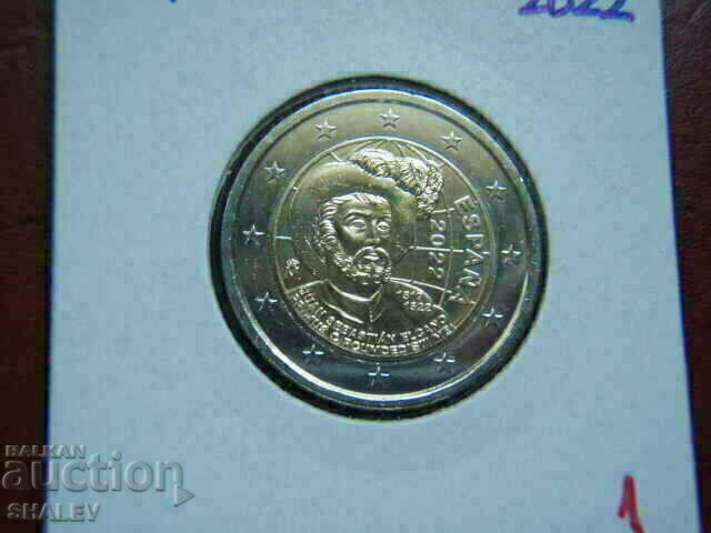Παράδοση 2 Euro 2022 Ισπανία "Juan Sebastian" (Ισπανία) /1 Unc (2 Euro) Παράδοση 2 Euro 2022 Ισπανία "Juan Sebastian" (Ισπανία) /1 Unc (2 Euro)
