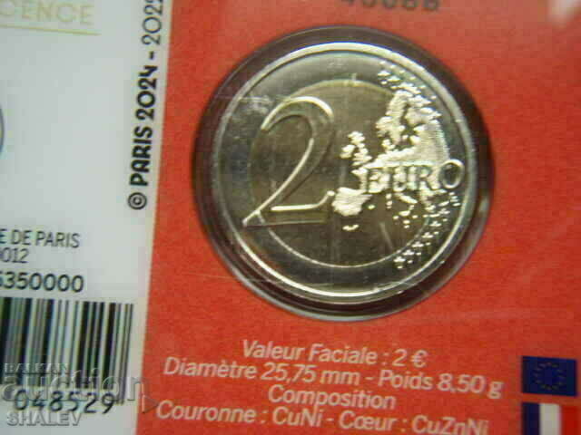 2 euro 2022 Franța „Genius”(2) Aruncător de discuri Franța (2 euro) - 7