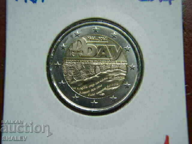 2 euro 2014 France "D-day" (1) /Франция/ - Unc (2 евро) с цена € 6.09 | 11.91 лв.