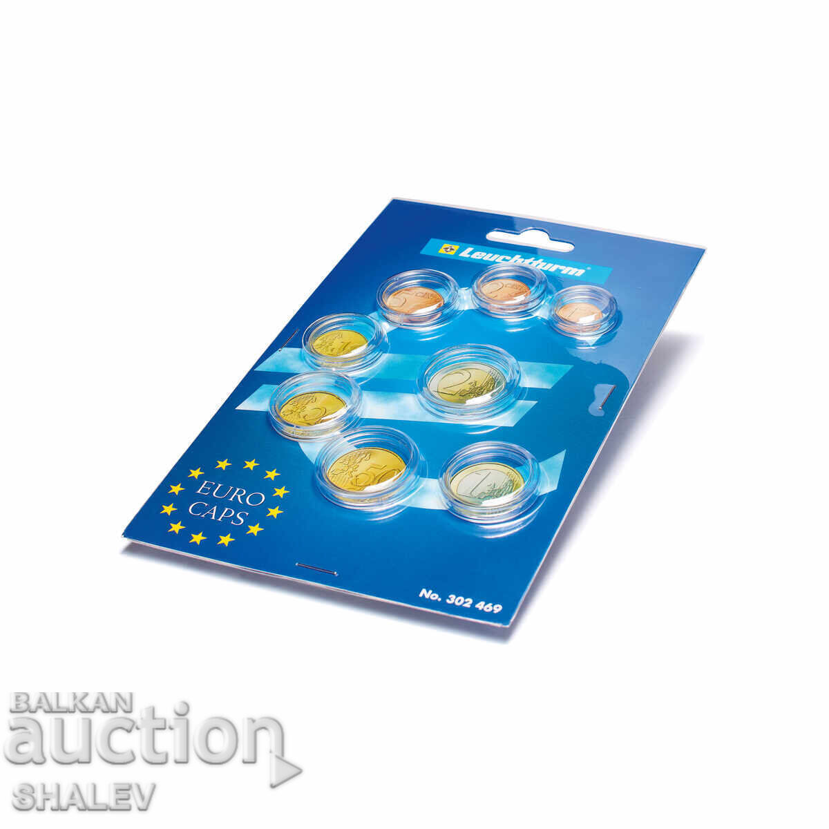 Συσκευασία για 8 νομίσματα σε κάψουλες από 1 λεπτό έως 2 ευρώ /499 με τιμή € 5.00 | 9.78 BGN Συσκευασία για 8 νομίσματα σε κάψουλες από 1 λεπτό έως 2 ευρώ /499 με τιμή € 5.00 | 9.78 BGN