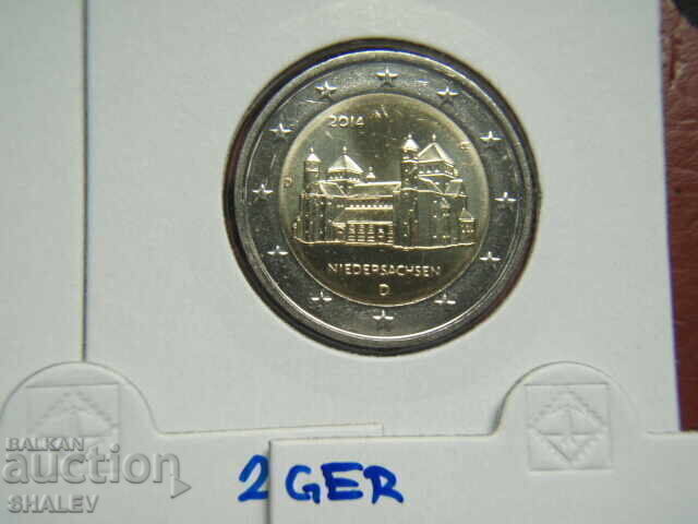 Аукцион 2 Euro 2014 Germany "Nethersachs" A,D,F,G,J /Германия 2 евро