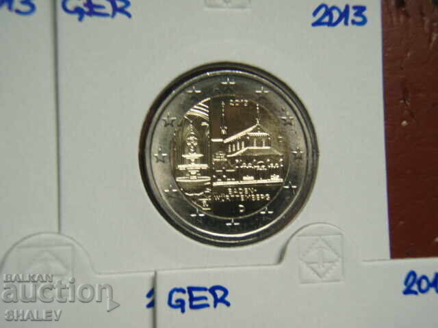 Доставка на 2 Euro 2013 Germany "Baden-Wurt" A,D,F,G,J /Германия/ 2 евро