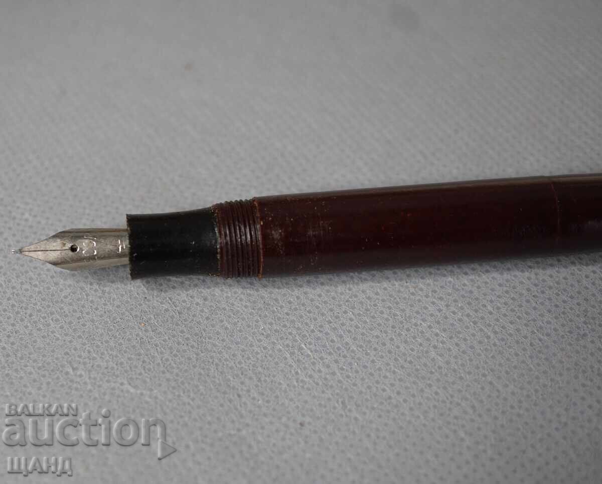 Аукцион Калинка Стара бакелитена писалка с кутия капачка с калинка Аукцион Калинка Стара бакелитена писалка с кутия капачка с калинка