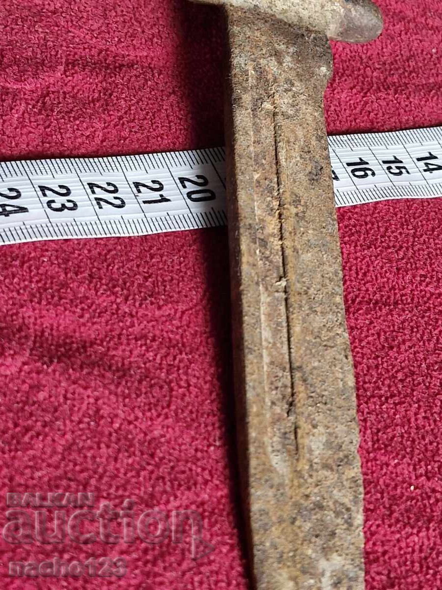 Cuțit de luptă vechi, tip camă - 6 Cuțit de luptă vechi, tip camă - 6