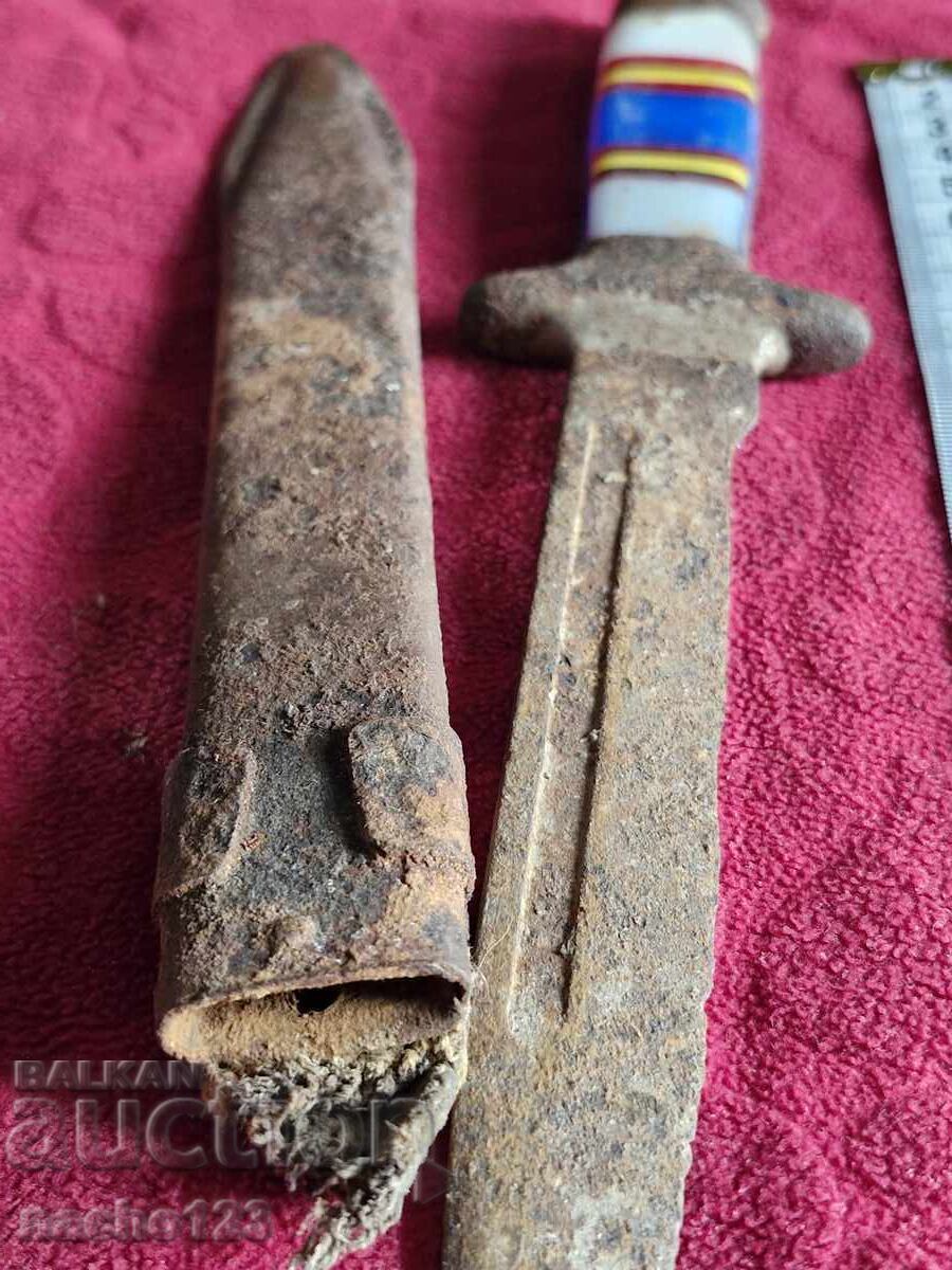 Cuțit de luptă vechi, tip camă - 7 Cuțit de luptă vechi, tip camă - 7