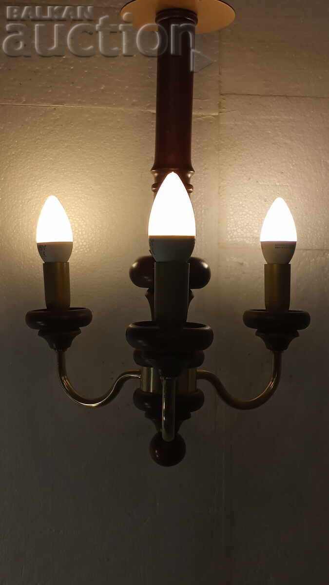 Абажур (Полилей) с 3 LED крушки Е14 с цена € 24.00 | 46.94 лв. Абажур (Полилей) с 3 LED крушки Е14 с цена € 24.00 | 46.94 лв.