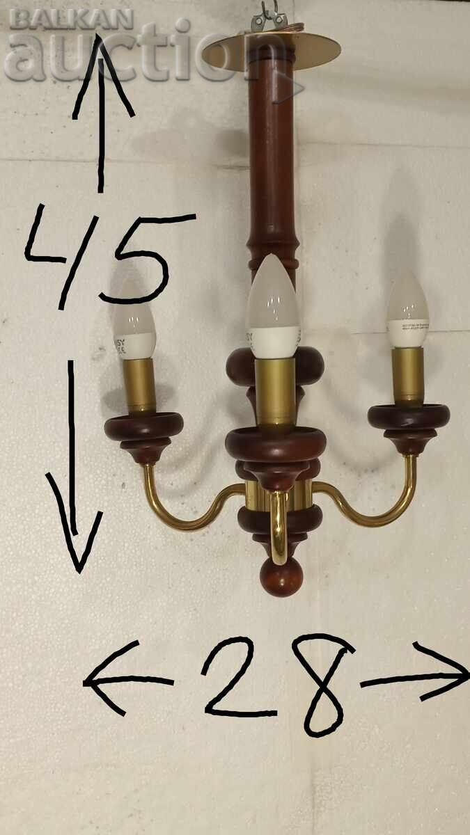 Доставка на Абажур (Полилей) с 3 LED крушки Е14 Доставка на Абажур (Полилей) с 3 LED крушки Е14