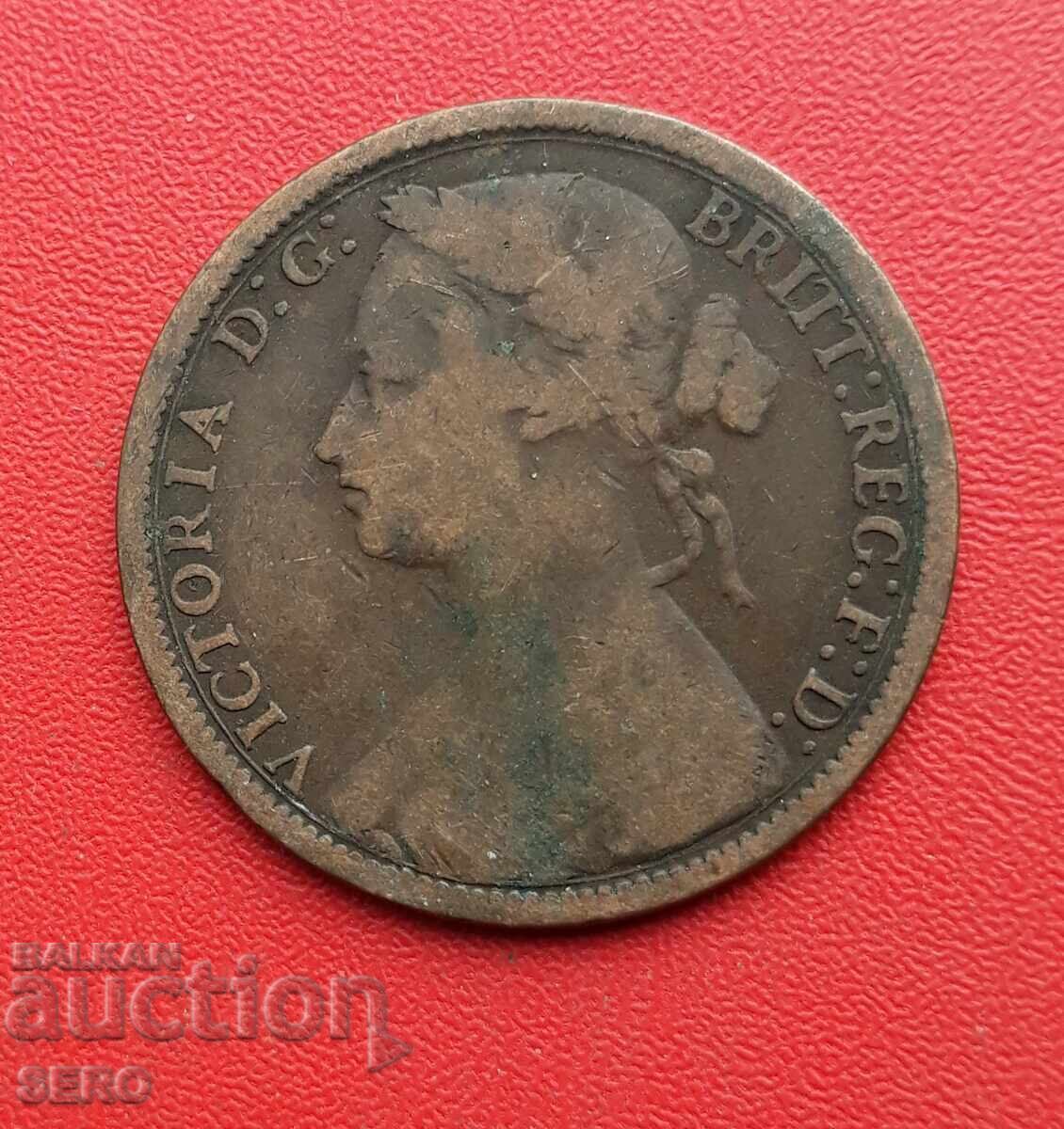 Великобритания-1 пени 1874 Н-рядка-кралица Виктория с цена € 2.00 | 3.91 лв.