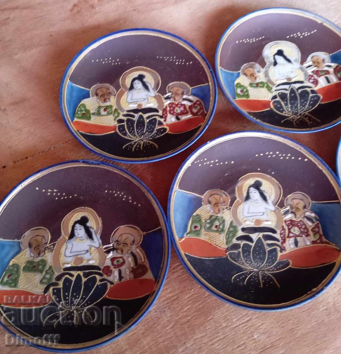 Serviciu de cafea Japonia Porțelan Japonez - 6