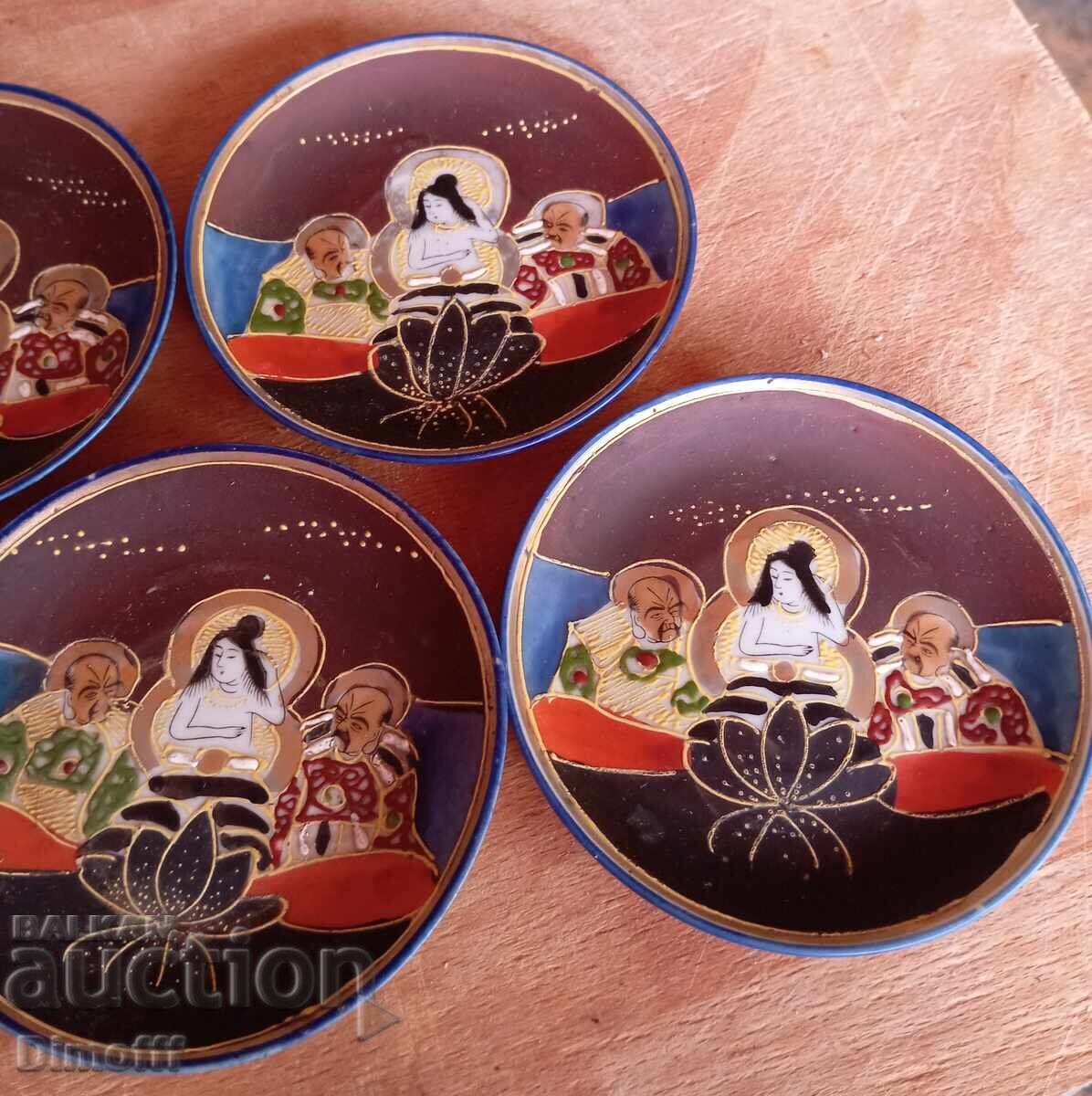 Serviciu de cafea Japonia Porțelan Japonez - 7