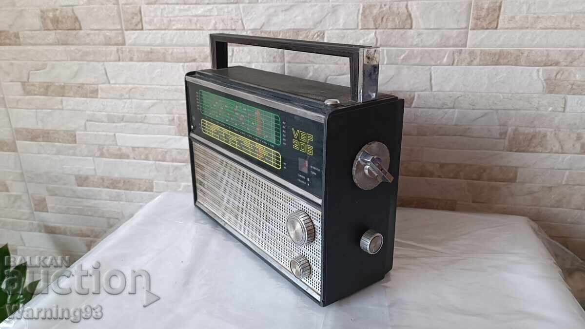 Auction  Radio - transistor - VEF 206 - Made in USSR