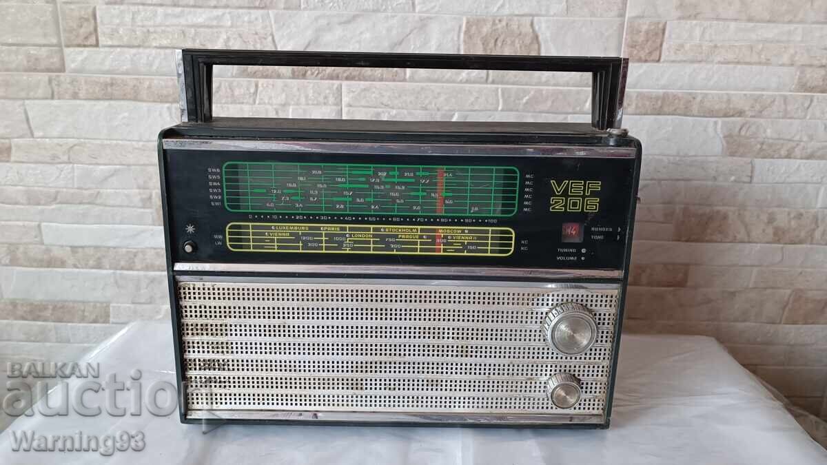 Radio - transistor - VEF 206 - Made in USSR