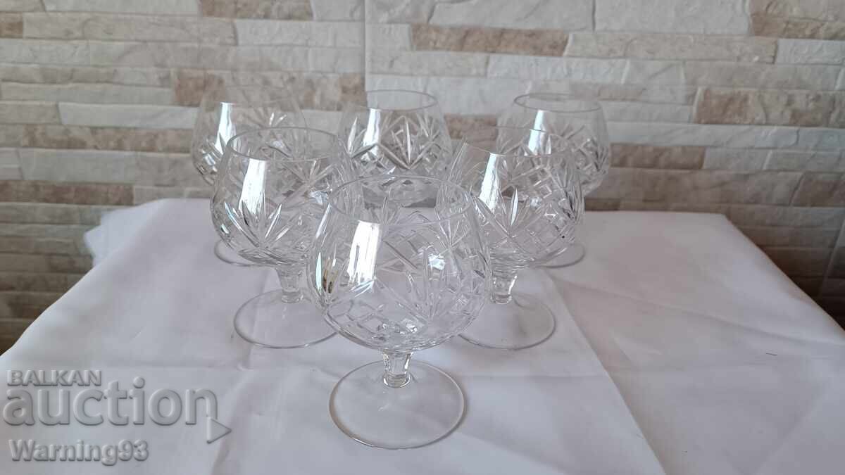 Whiskey / Cognac Service - Lead Crystal - 6 Pieces - Quartz with price € 60.00 | 117.35 BGN