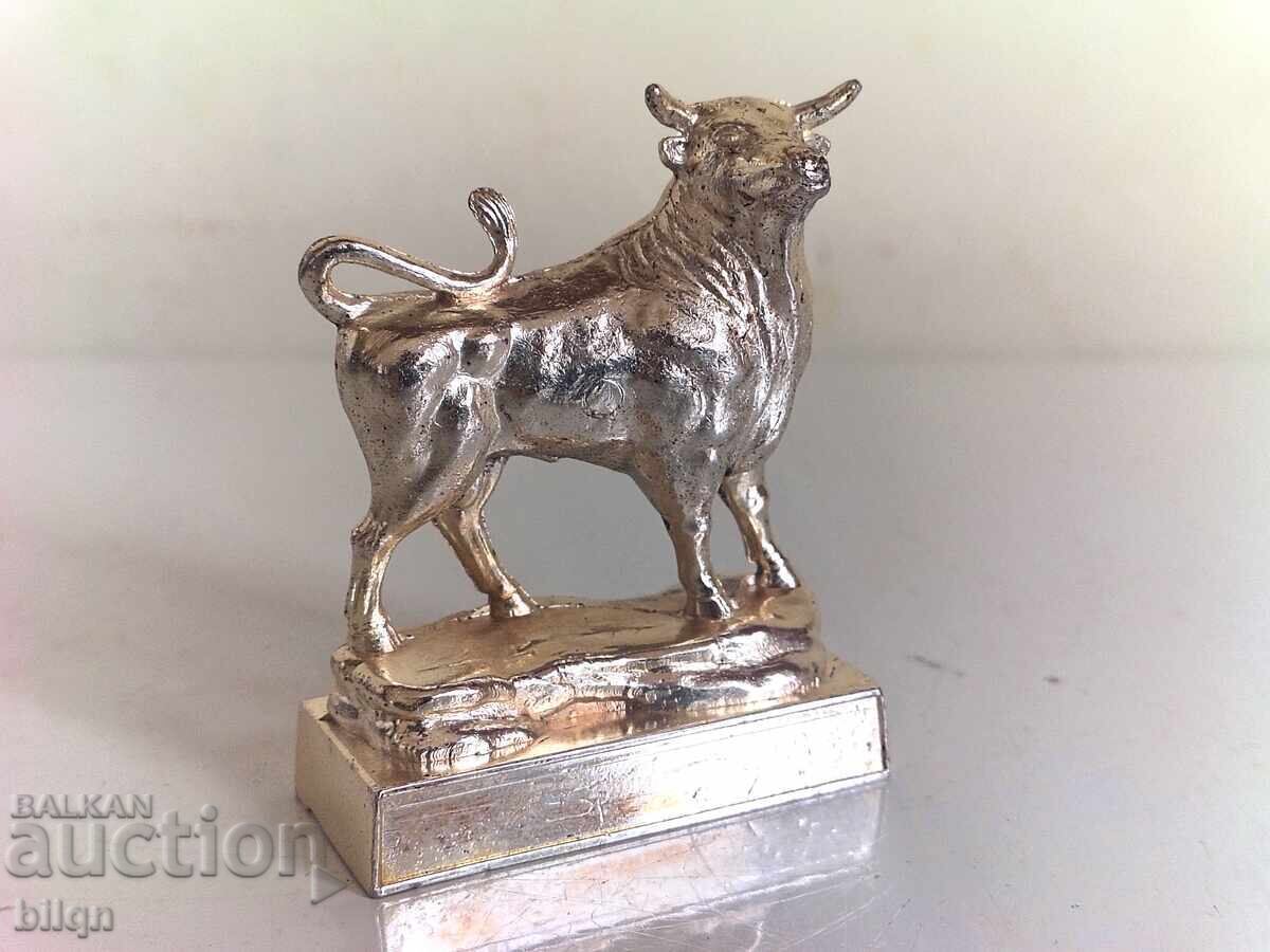 Mnogo Σπάνιο Συλλεκτικό Ασημένιο Φιγούρα - Ταύρος