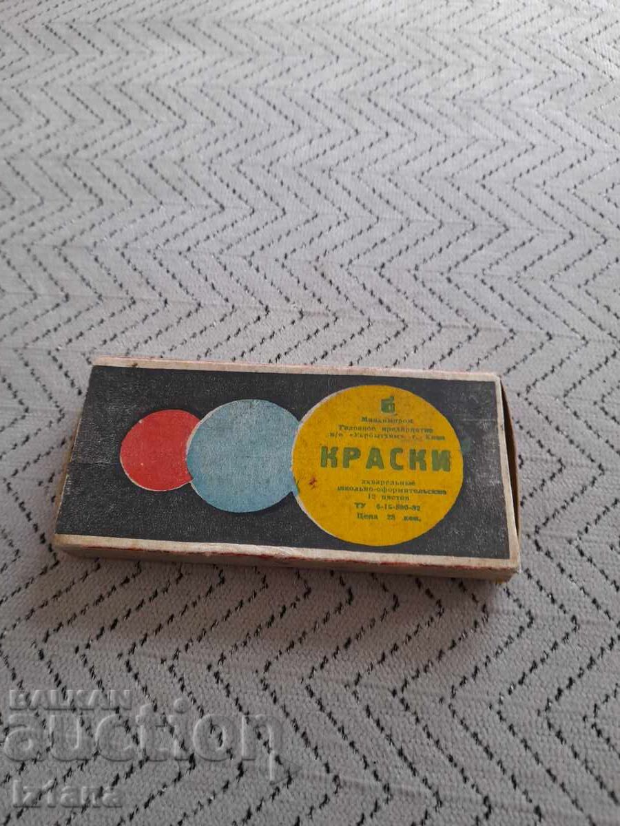 Old Water colors, Crayons Paints Old Water colors, Crayons Paints