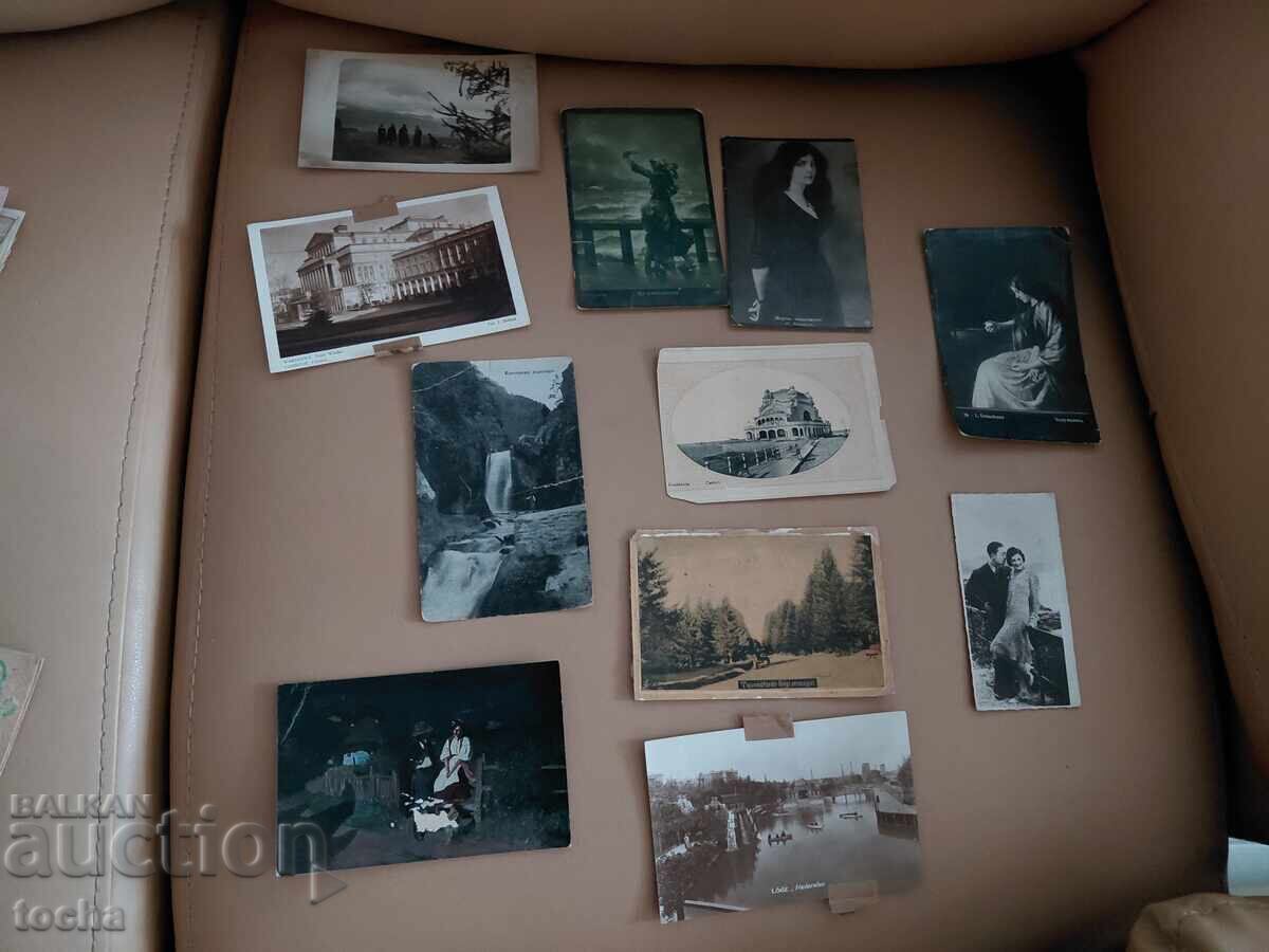17 old postcards. BZC