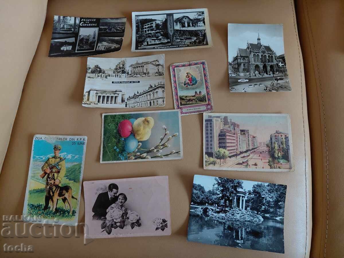Licitație 22 buc. cărți poștale vechi . BZTS