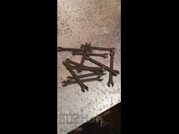 Lot de 11 bucăți chei fixe, mici, fine. BZC