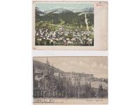 Elveția – Davos două cărți poștale nefolosite