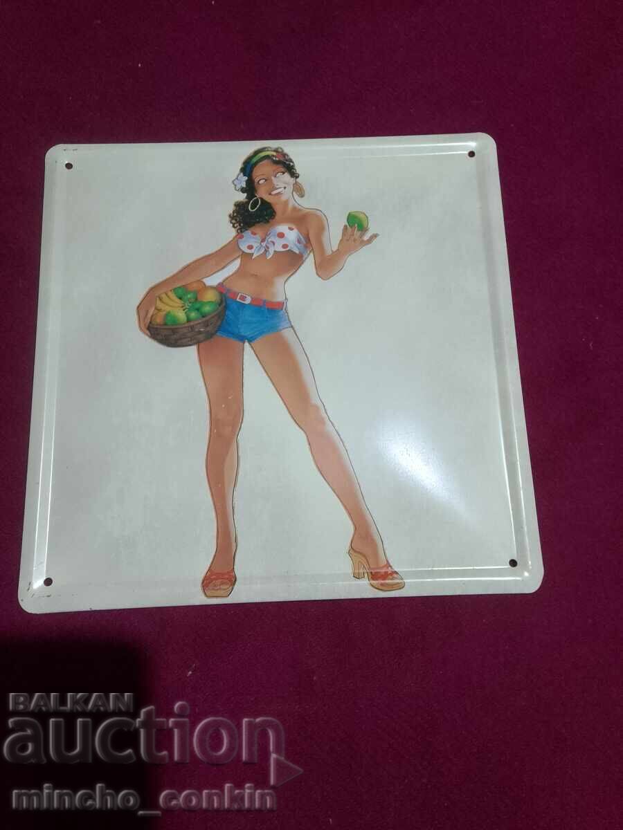 Delivery of Pin-up metal signs Delivery of Pin-up metal signs