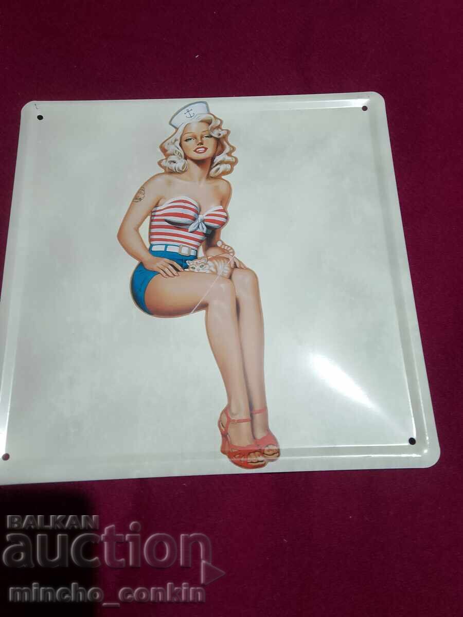 Pin-up metal signs - 7 Pin-up metal signs - 7