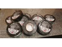 Lot of 10 pcs. insulation tape, PVC, vinyl. BZC