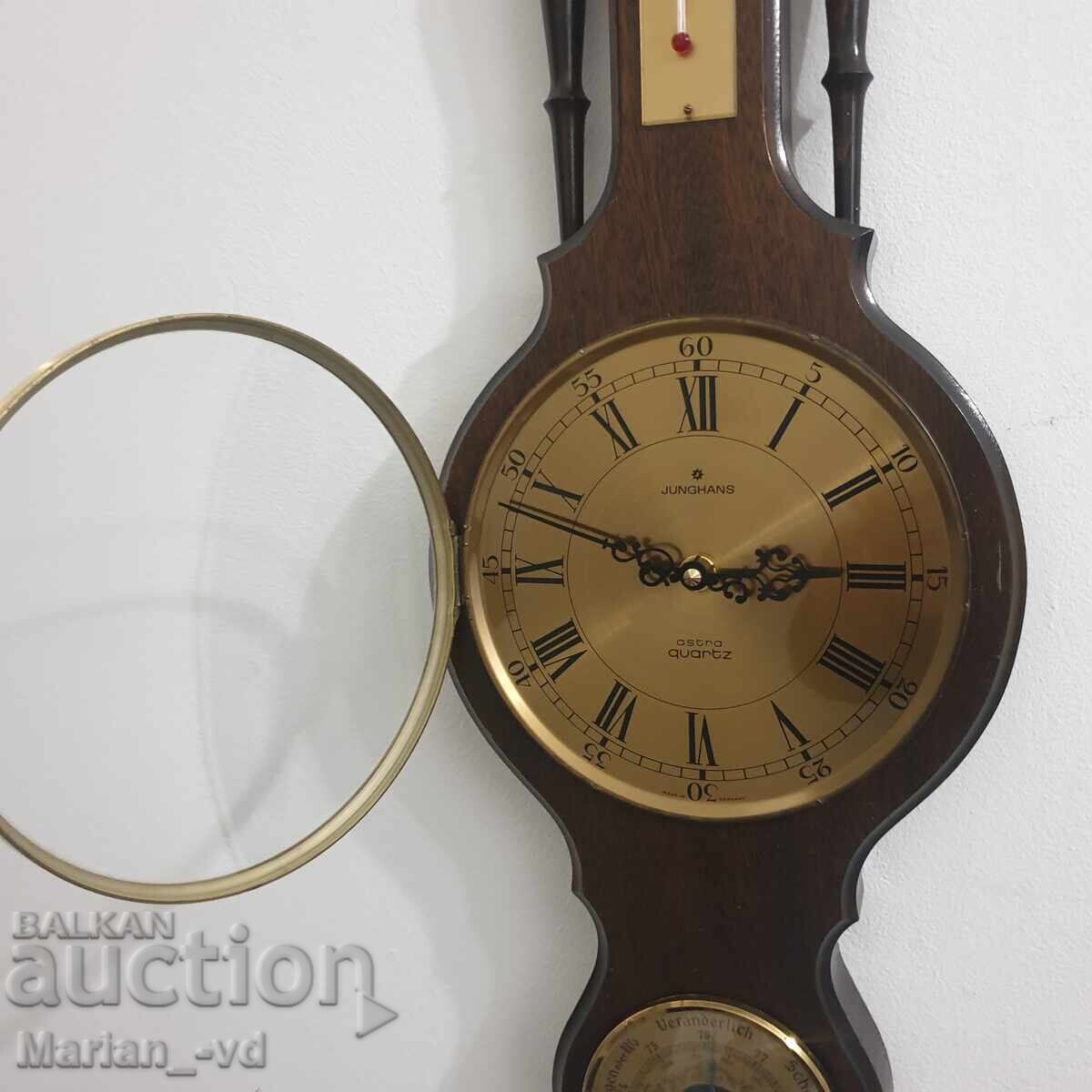 Large barometer, thermometer, hygrometer and clock with price € 50.00 | 97.79 BGN