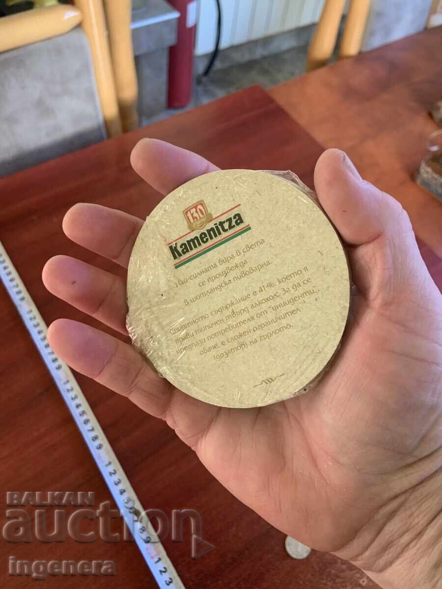 ПОДЛОЖКИ ЗА БИРА ЧАША - 4 БР. НОВО НЕРАЗОПАКОВАНИ с цена € 4.00 | 7.82 лв.