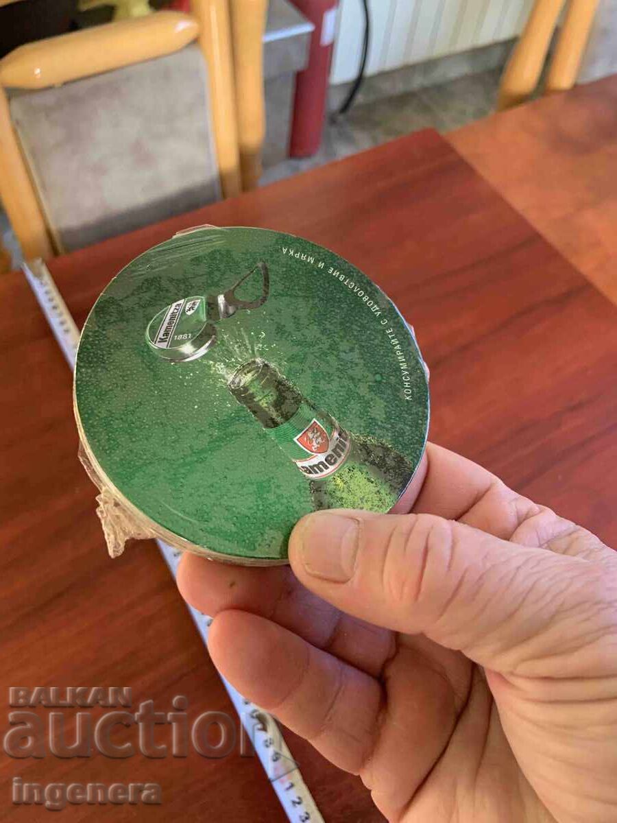 Доставка на ПОДЛОЖКИ ЗА БИРА ЧАША - 4 БР. НОВО НЕРАЗОПАКОВАНИ