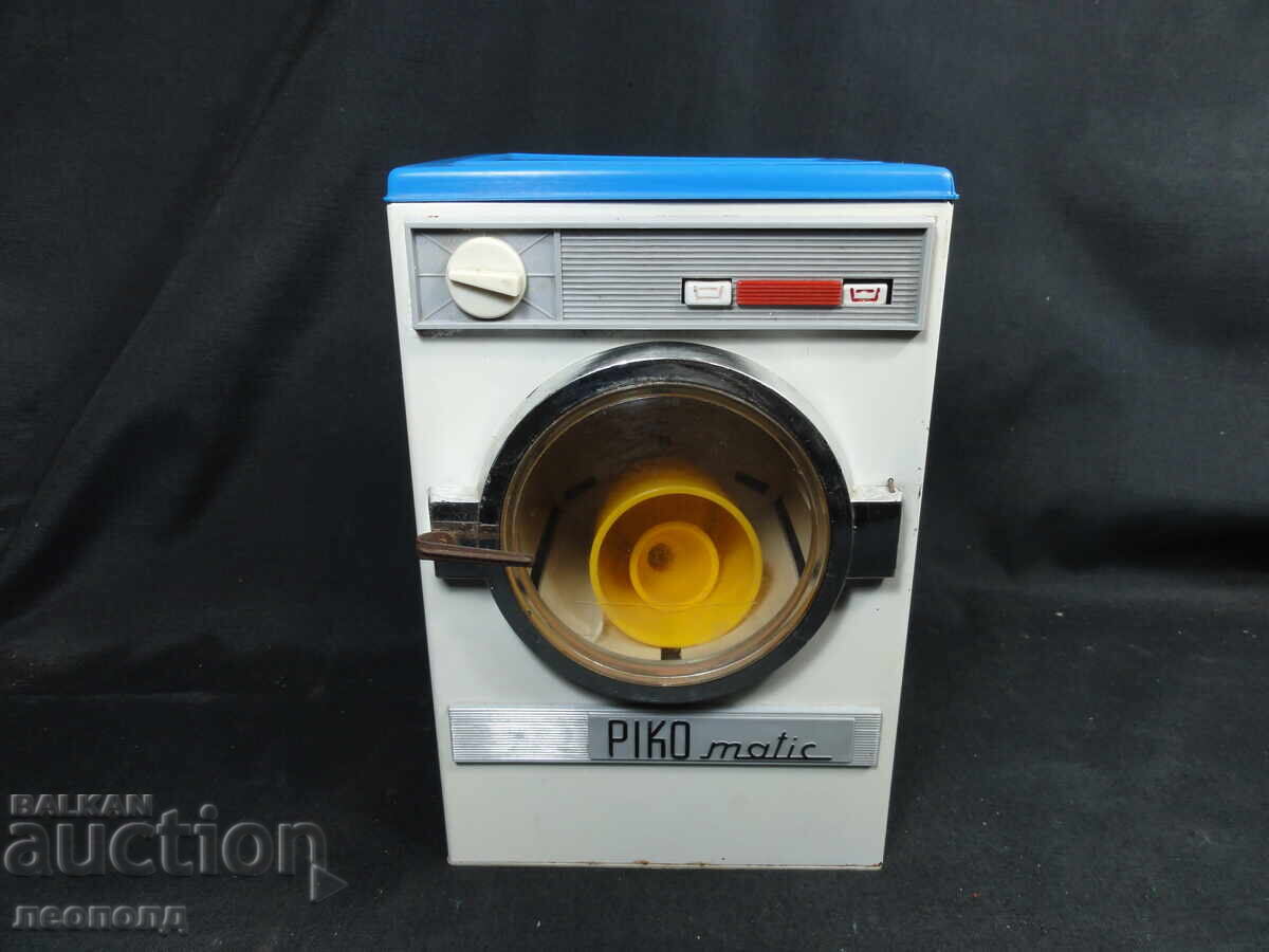 VECHE RETRO SOC GDR DDR JUCĂRIE MAȘINĂ DE SPĂLAT PIKO MATIC cu preț € 30.00 | 58.67 BGN