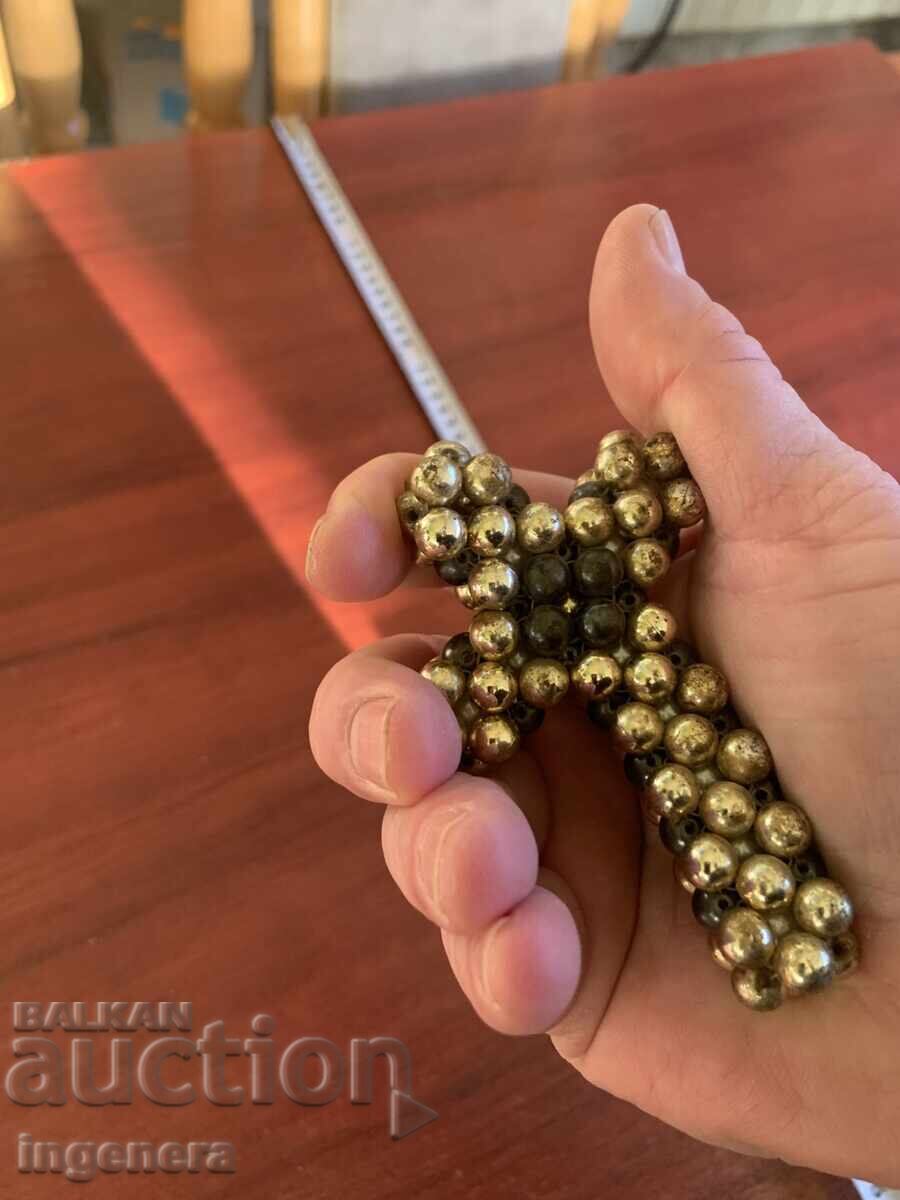 Auction  CROSS ICON AMULET BRAIDED