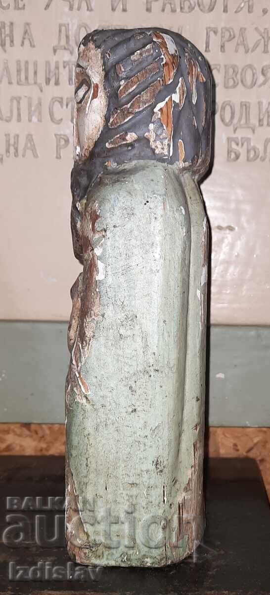 Veche figură de lemn a Sfântului Iosif cu preț € 65.00 | 127.13 BGN