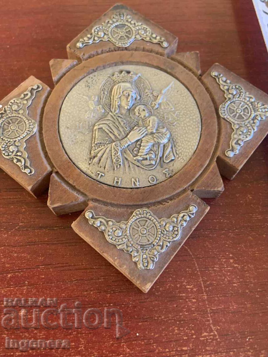 ICONĂ LEMN RELIEF METAL cu preț € 12.00 | 23.47 BGN ICONĂ LEMN RELIEF METAL cu preț € 12.00 | 23.47 BGN