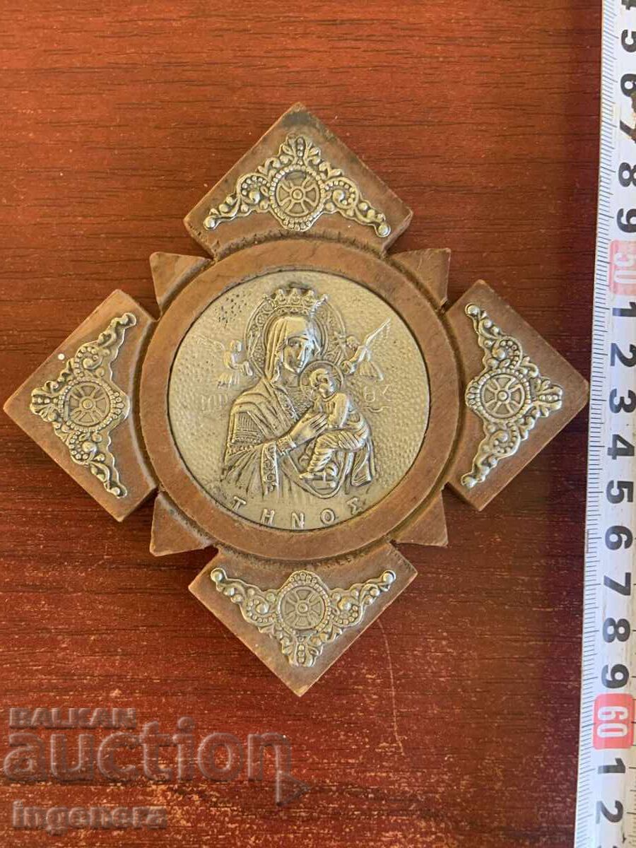 ICONĂ LEMN RELIEF METAL ICONĂ LEMN RELIEF METAL