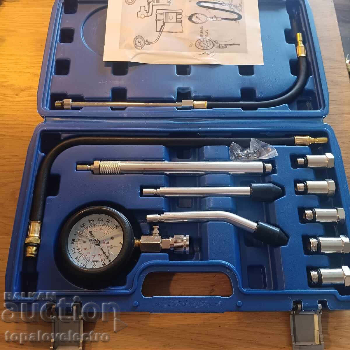 Аукцион Комплект за измерване на компресия и тест за течове в ц Аукцион Комплект за измерване на компресия и тест за течове в ц