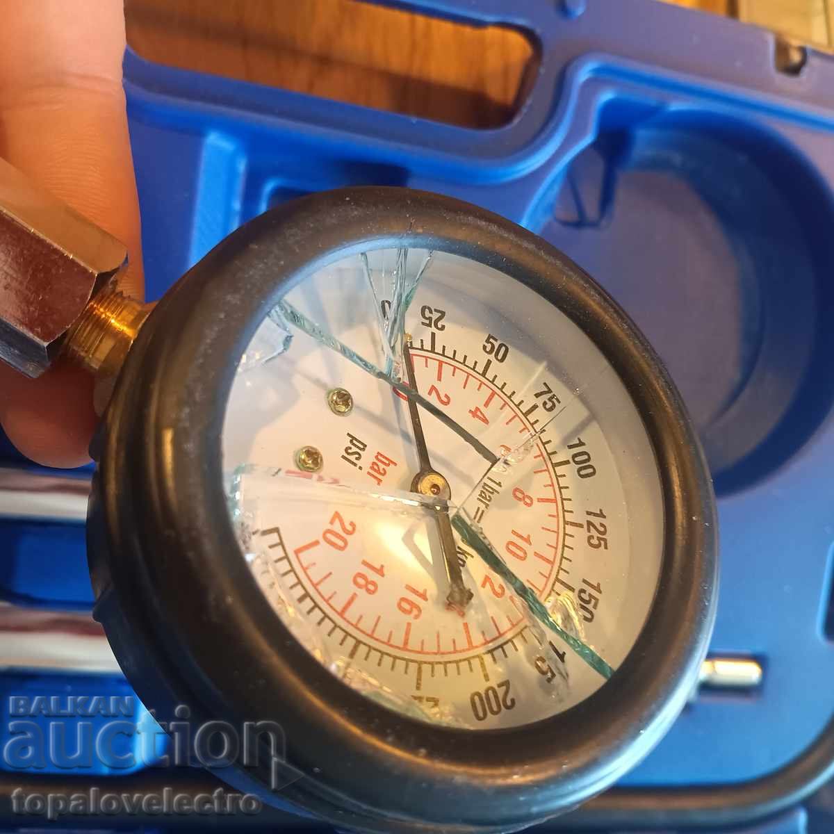 Комплект за измерване на компресия и тест за течове в ц - 6 Комплект за измерване на компресия и тест за течове в ц - 6