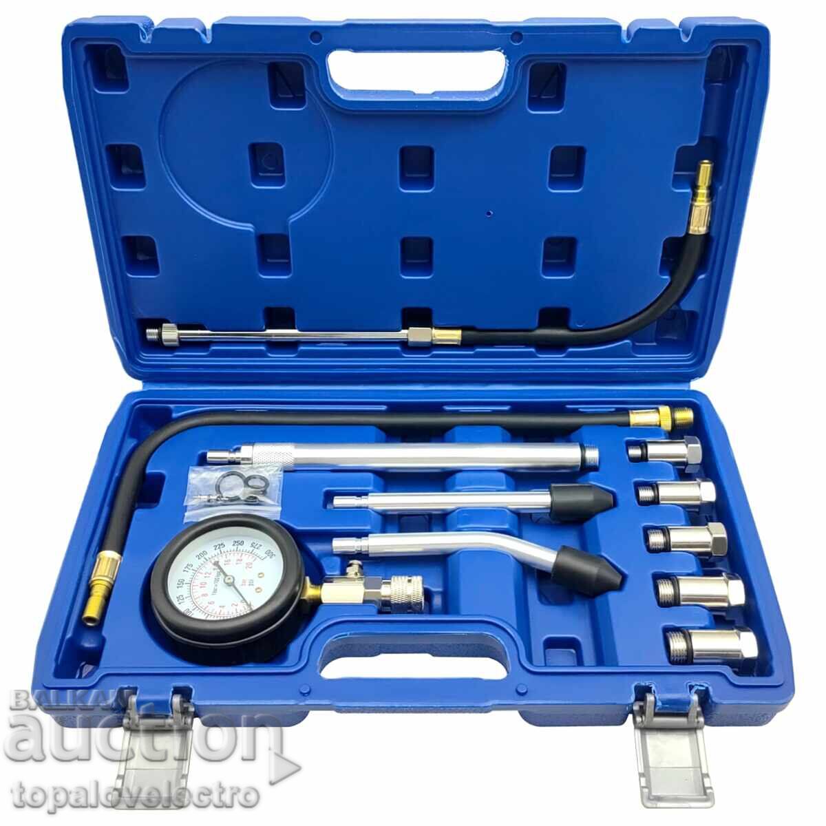 Комплект за измерване на компресия и тест за течове в ц Комплект за измерване на компресия и тест за течове в ц