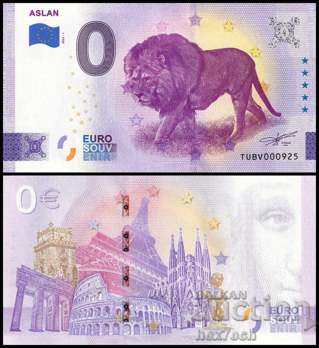 ❤️ ⭐ Турция 2022 0 евро Aslan UNC нова ⭐ ❤️ ❤️ ⭐ Турция 2022 0 евро Aslan UNC нова ⭐ ❤️