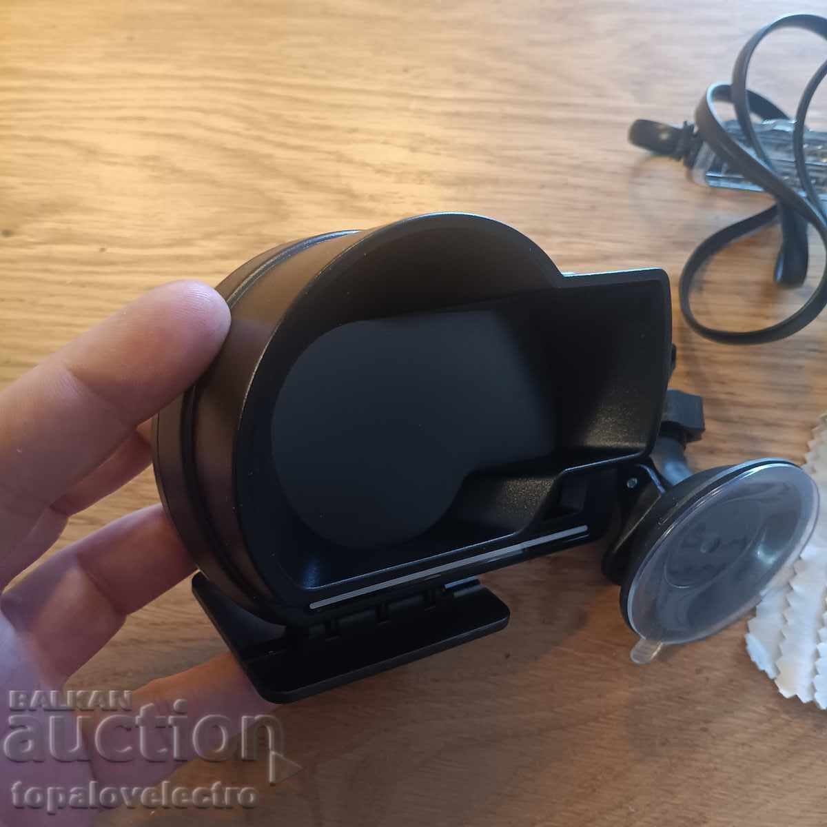 NEW! Car Head-Up Display with OBD2 and GPS, Horizontal - 6