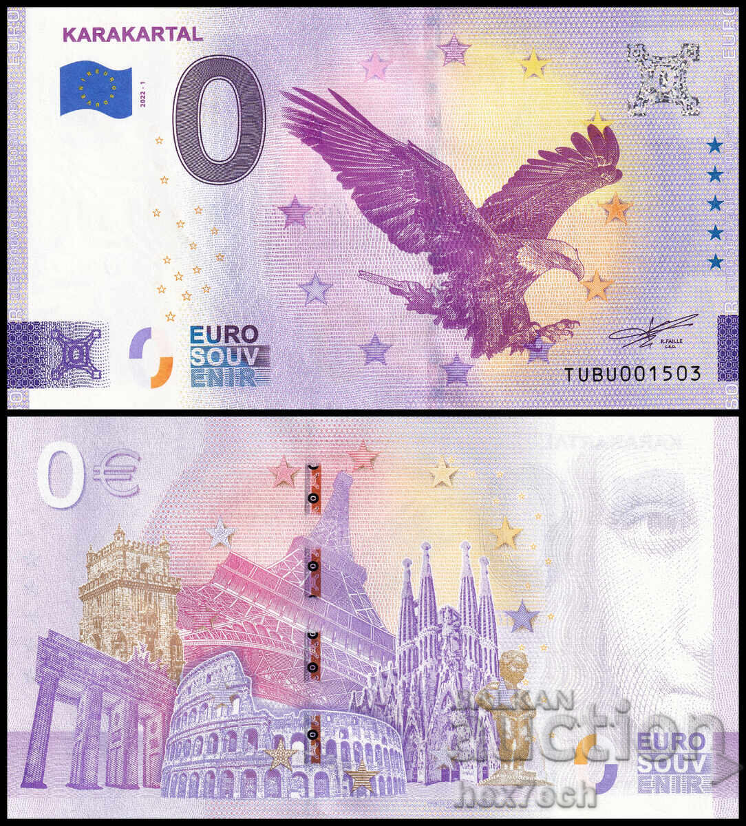 ❤️ ⭐ Турция 2022 0 евро Karakartal UNC нова ⭐ ❤️ ❤️ ⭐ Турция 2022 0 евро Karakartal UNC нова ⭐ ❤️
